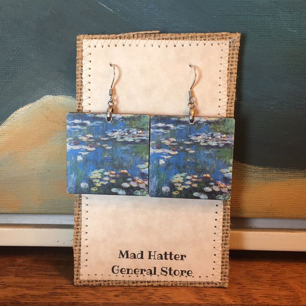 Waterlilies Monet Earrings